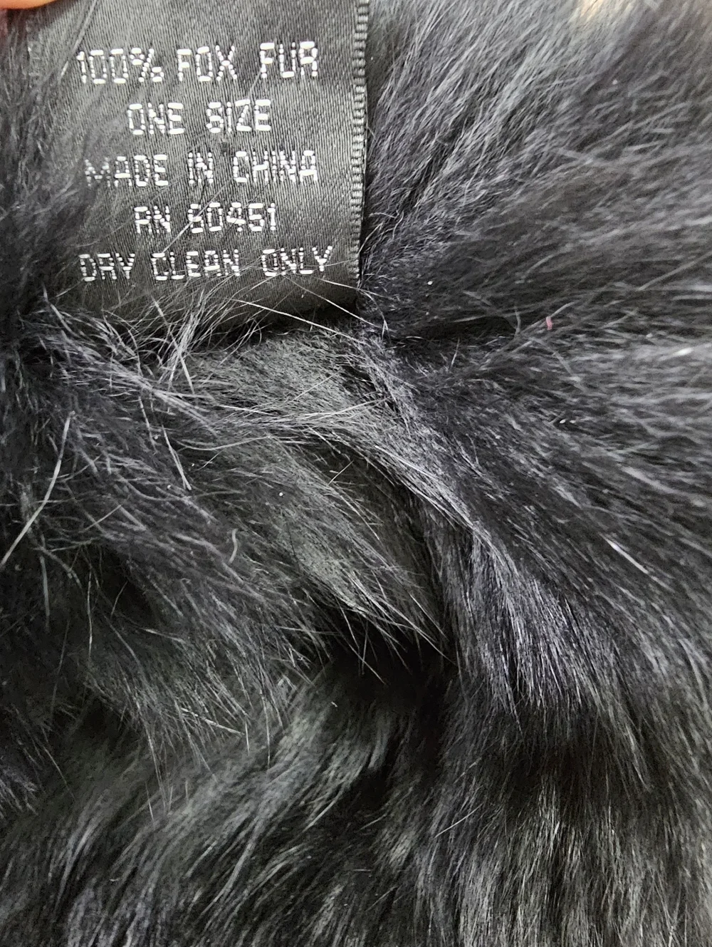 Surrell Black Fox Fur Russian-style Cossack Hat Womens
